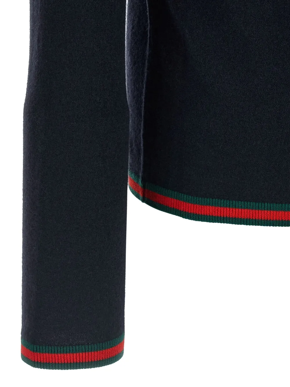 Gucci Gestreept T-shirt met col Blauw