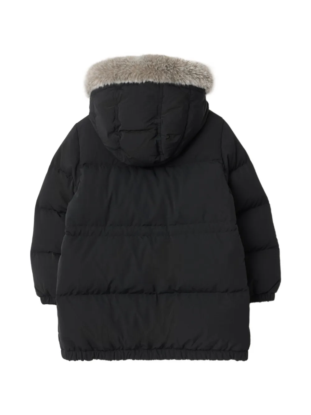Faux-Fur Hooded Coat