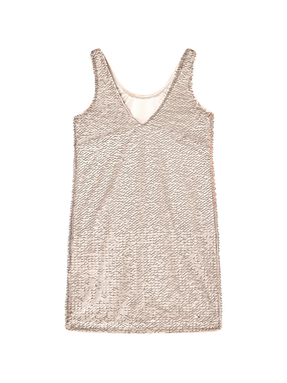  Armani Exchange Embellished Mini Dress - Neutrals 