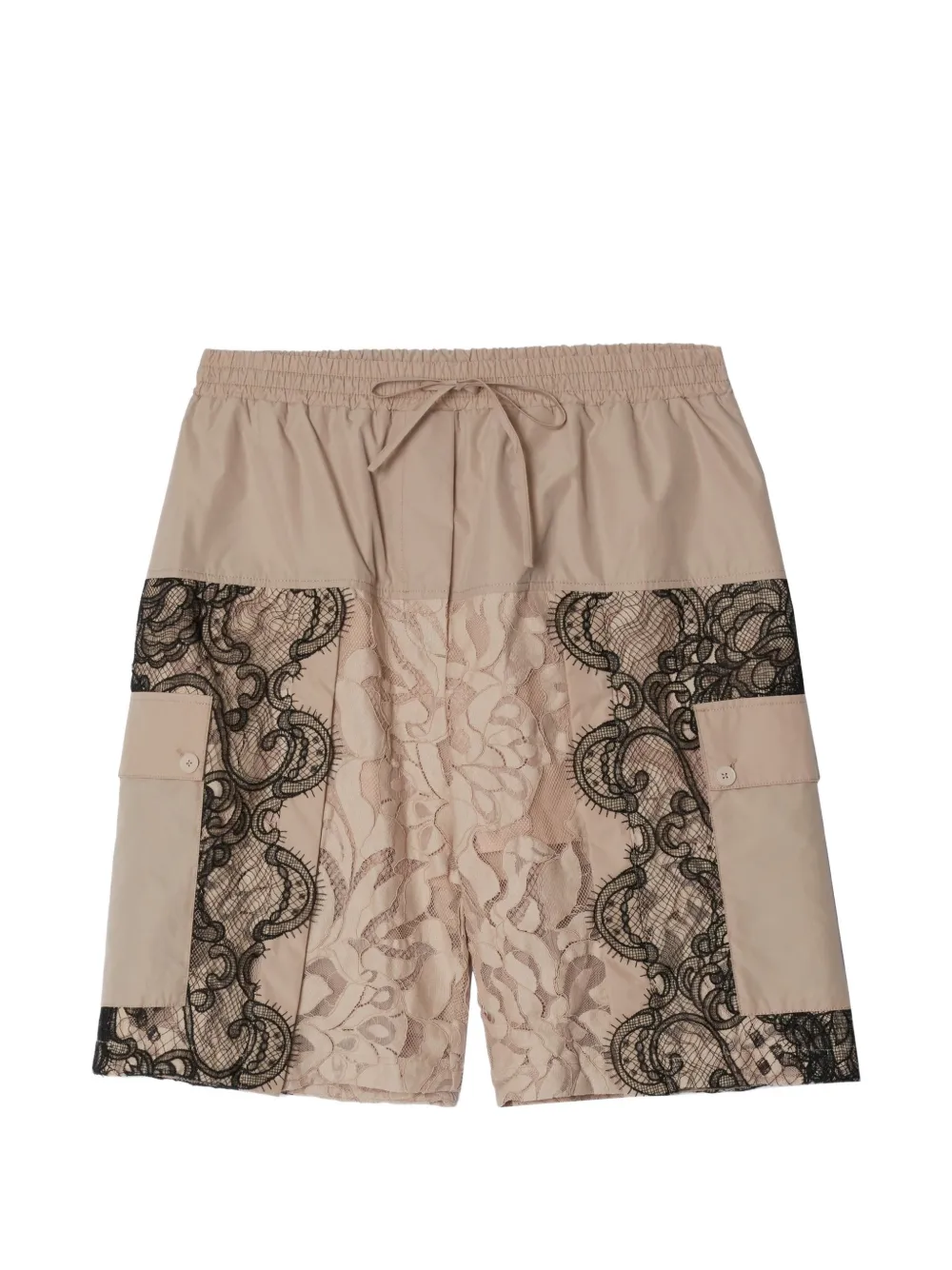 3.1 Phillip Lim lace panelled shorts - Toni neutri
