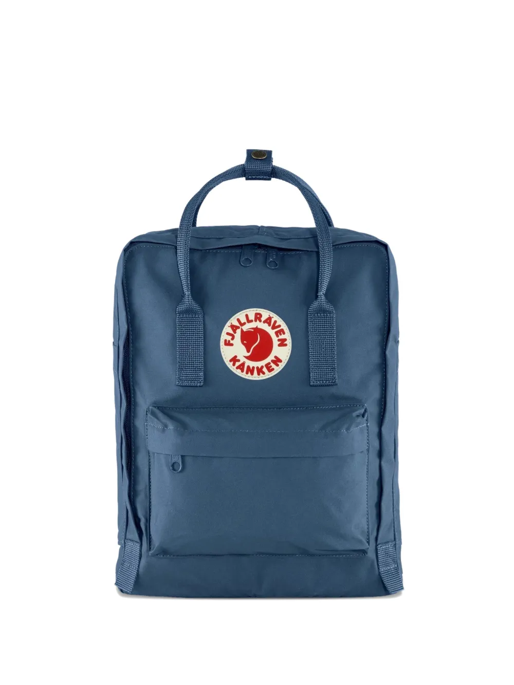 Fjällräven Kånken logo-patch zip backpack - Blu