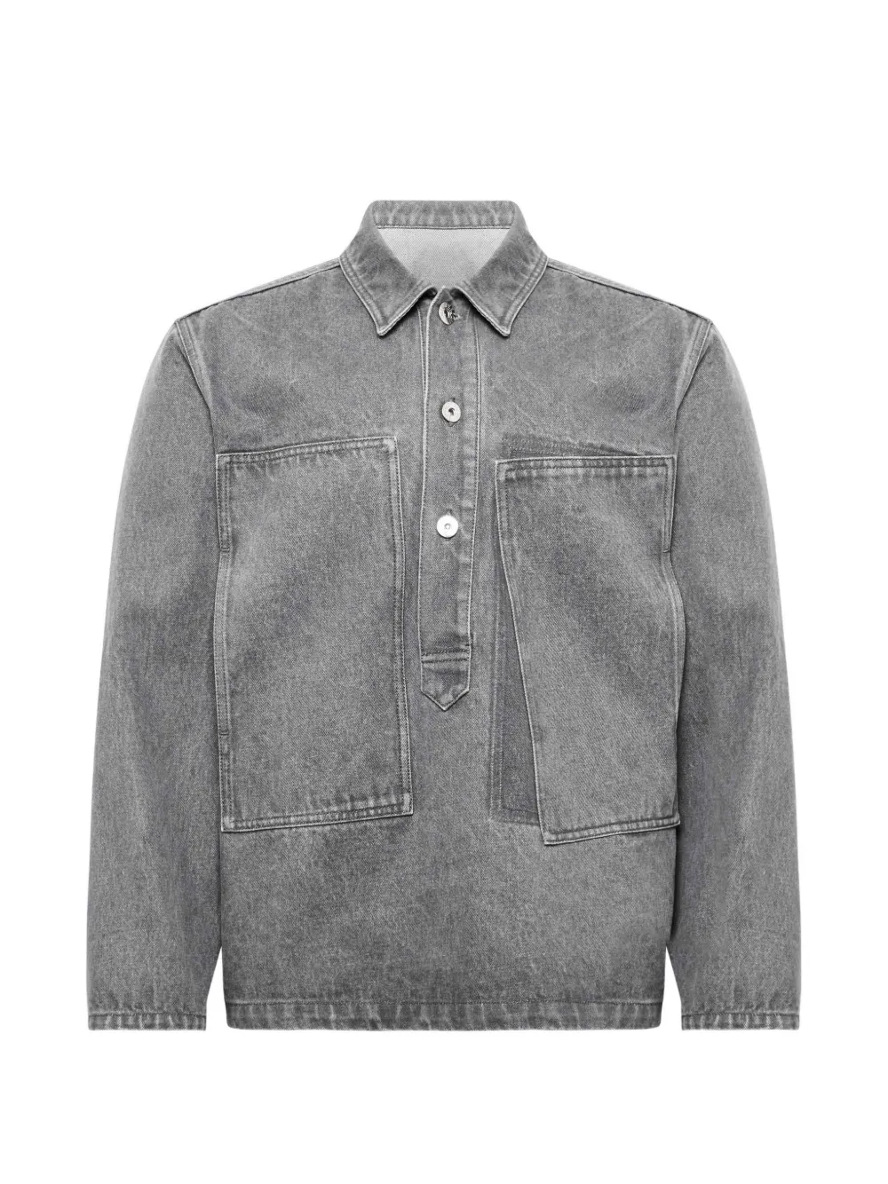 JW Anderson Polo denim - Grigio