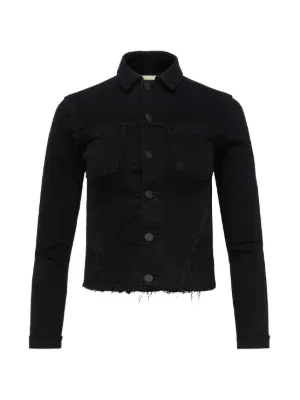 Jean Paul Gaultier レースアップ デニムジャケット | ブラック