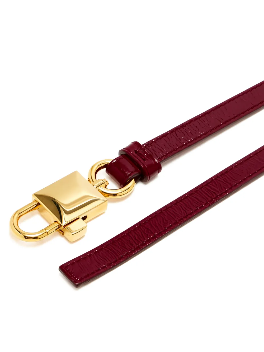 Dolce & Gabbana Gespriem met hangslot Rood