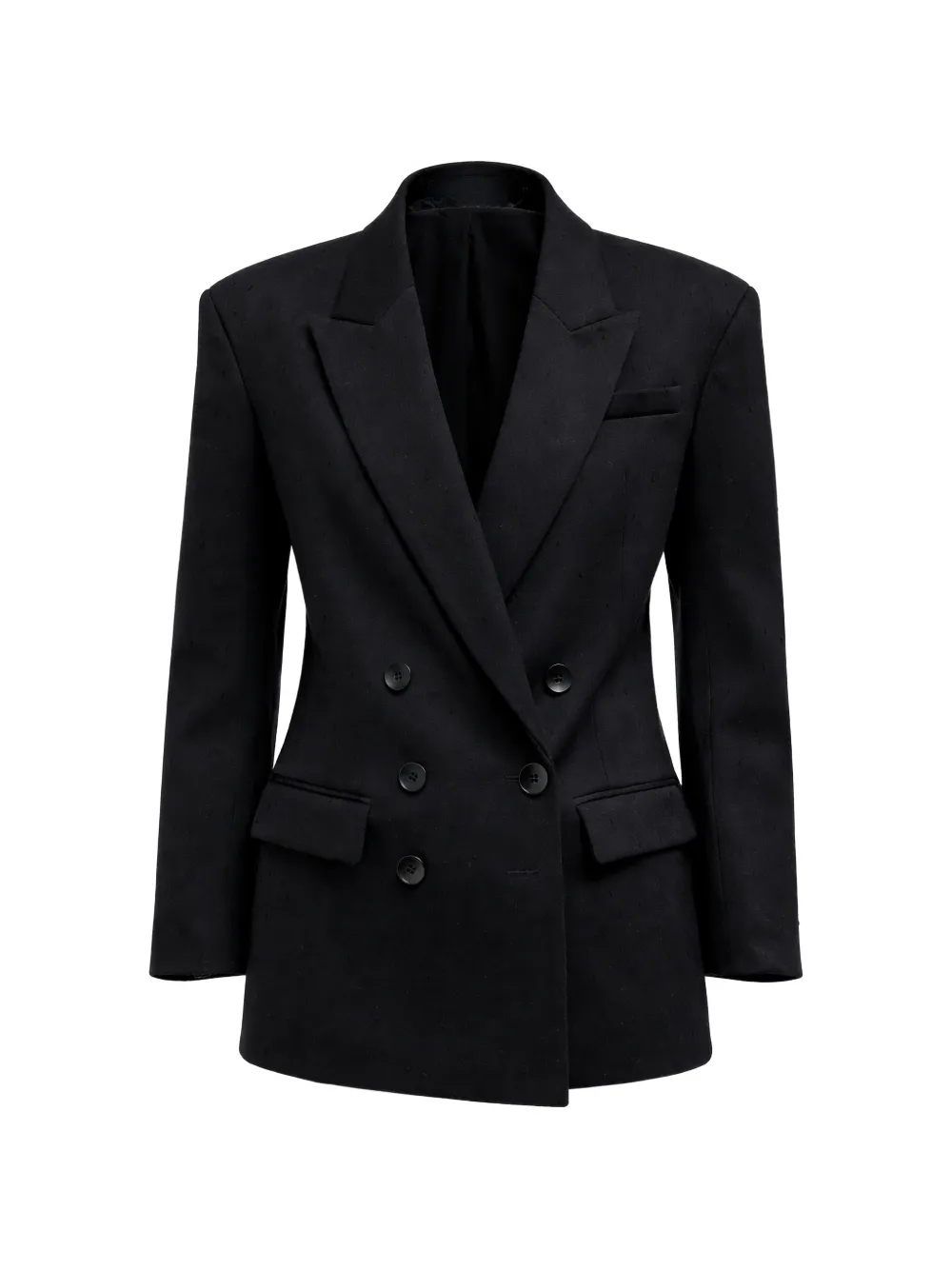Tibi cut-out double-breasted blazer - Nero
