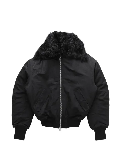 Eckhaus Latta zip-up bomber jacket
