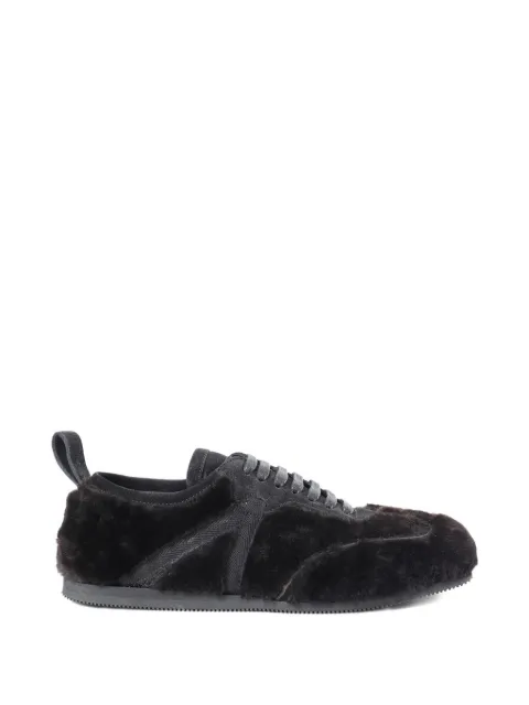 Ann Demeulemeester shearling sneakers
