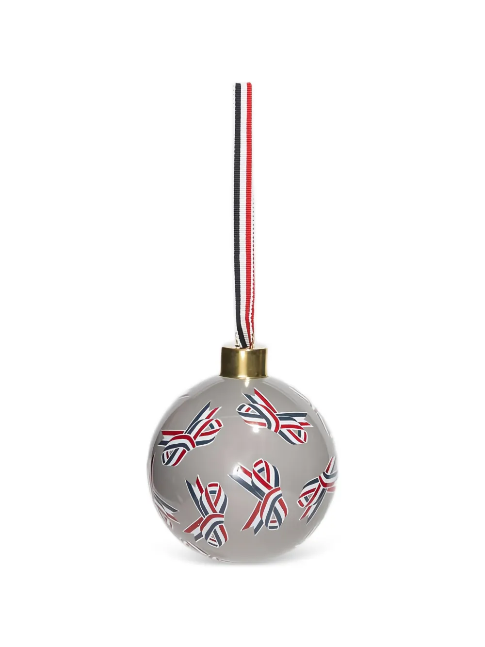  Thom Browne Printed Ornament - White 