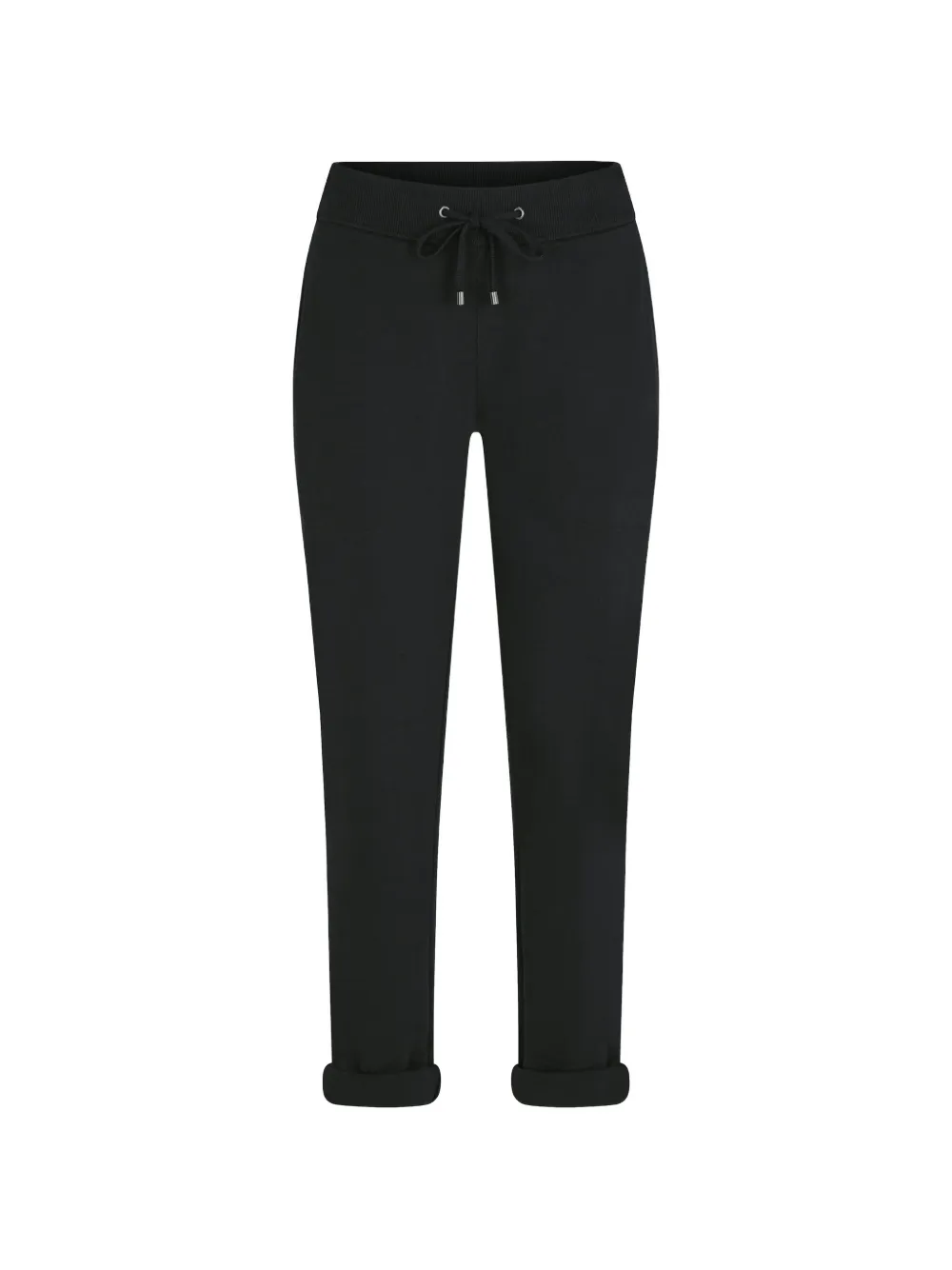 Juvia Turn-up Track Pants In Black