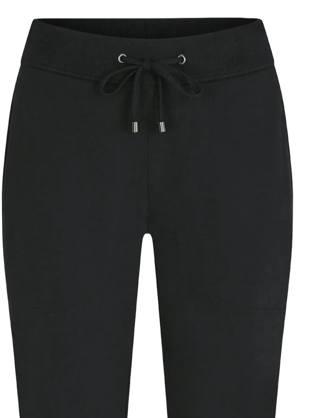  Juvia Pantalon De Jogging à Ourlet Retroussé - Noir 