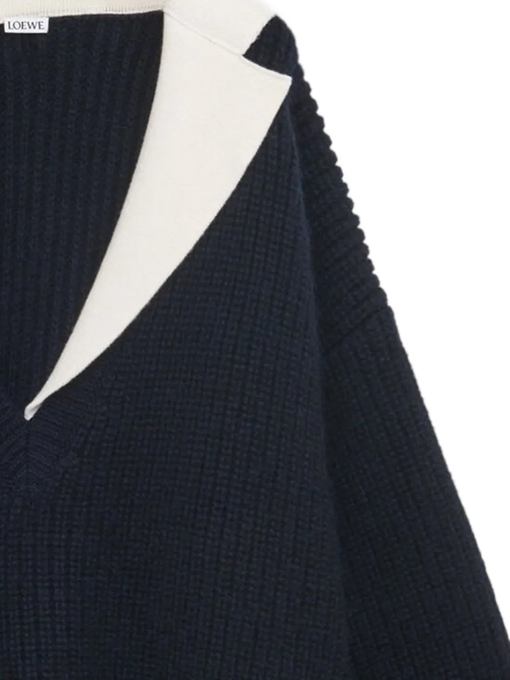  Loewe V-neck Sweater - Blue 