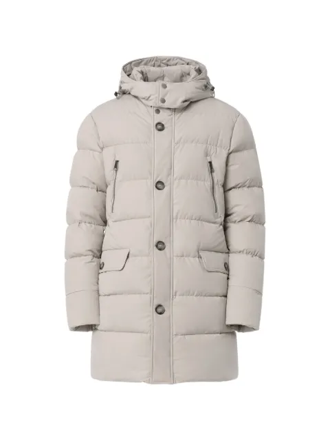 Moorer Gorner-Kn hooded padded coat