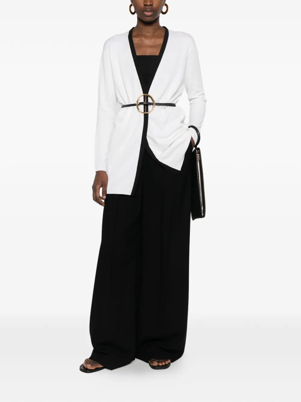  Tom Ford Open-front Trim Cardigan - White 