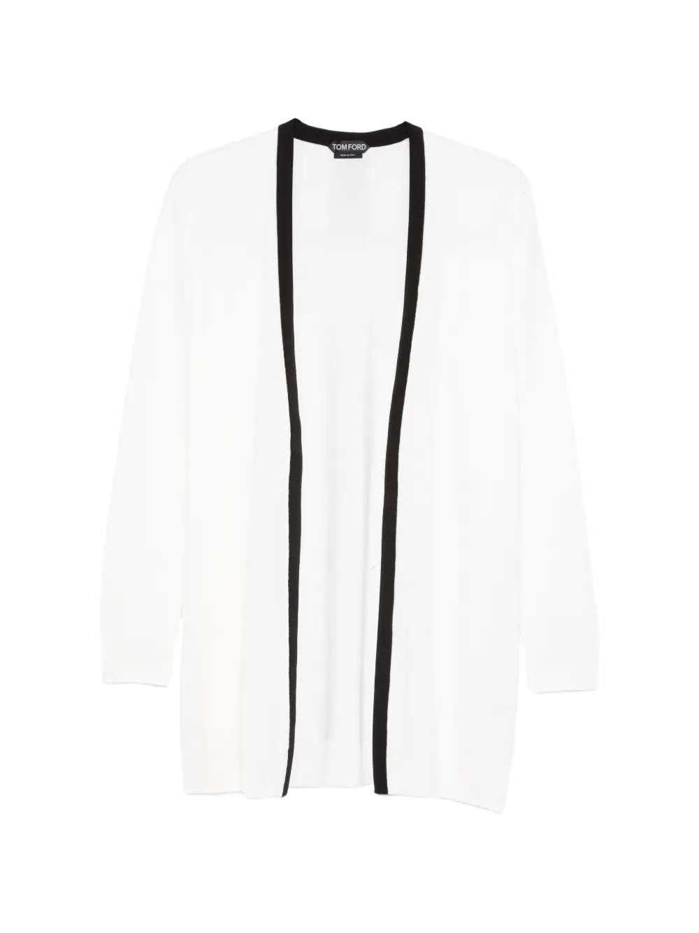 TOM FORD open-front trim cardigan - Bianco