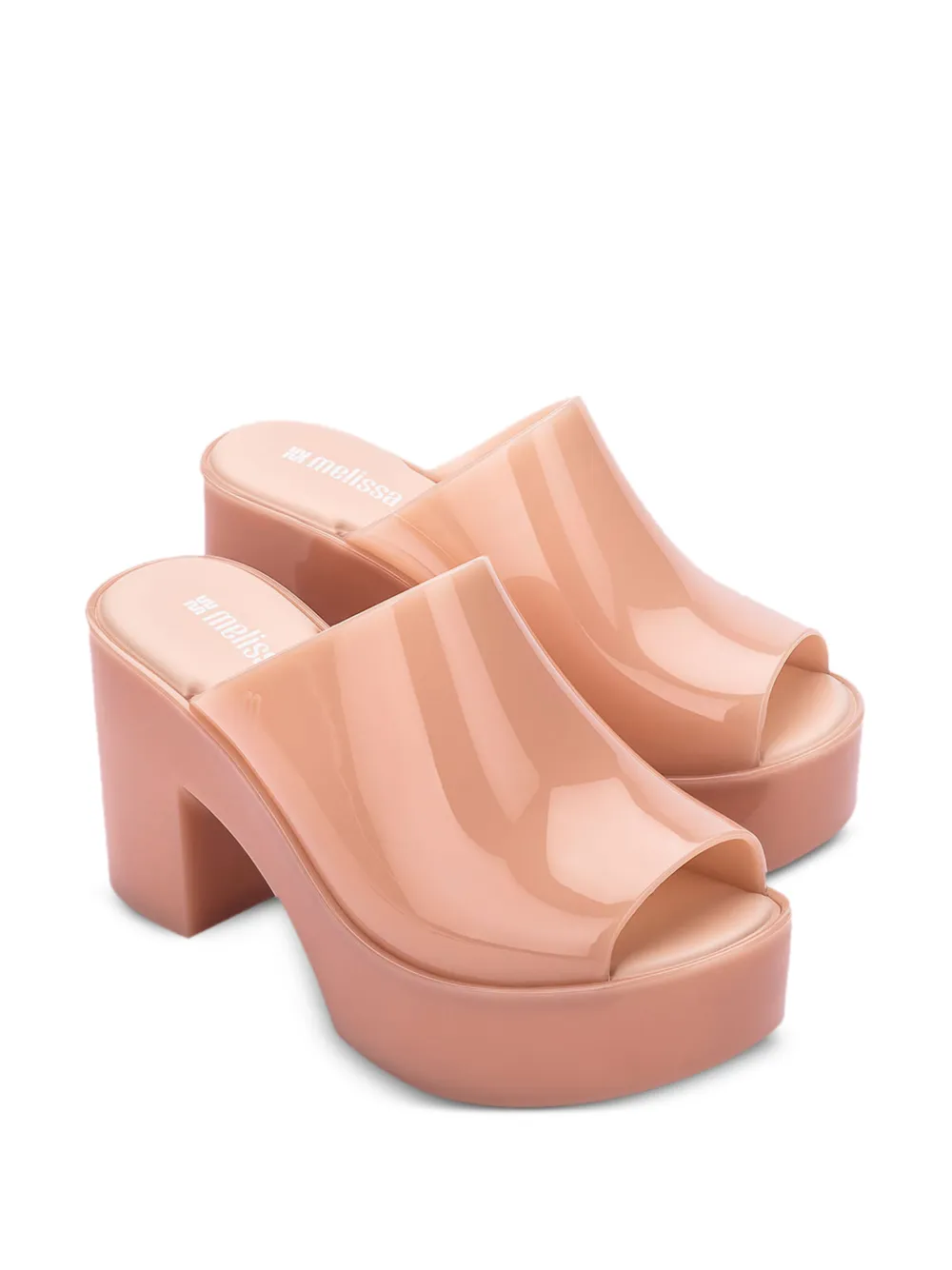 Melissa Hype sandalen met hak Beige