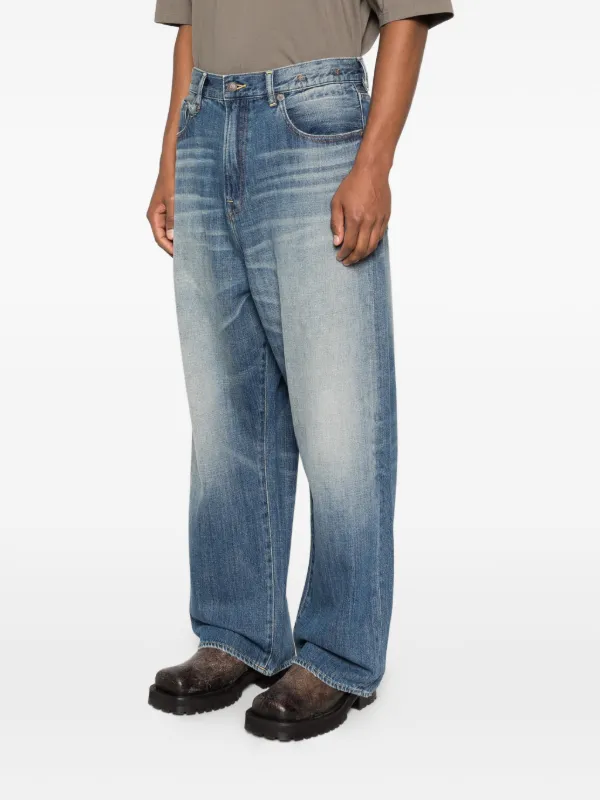 R13 Venti faded-effect Jeans | Blue | FARFETCH JO