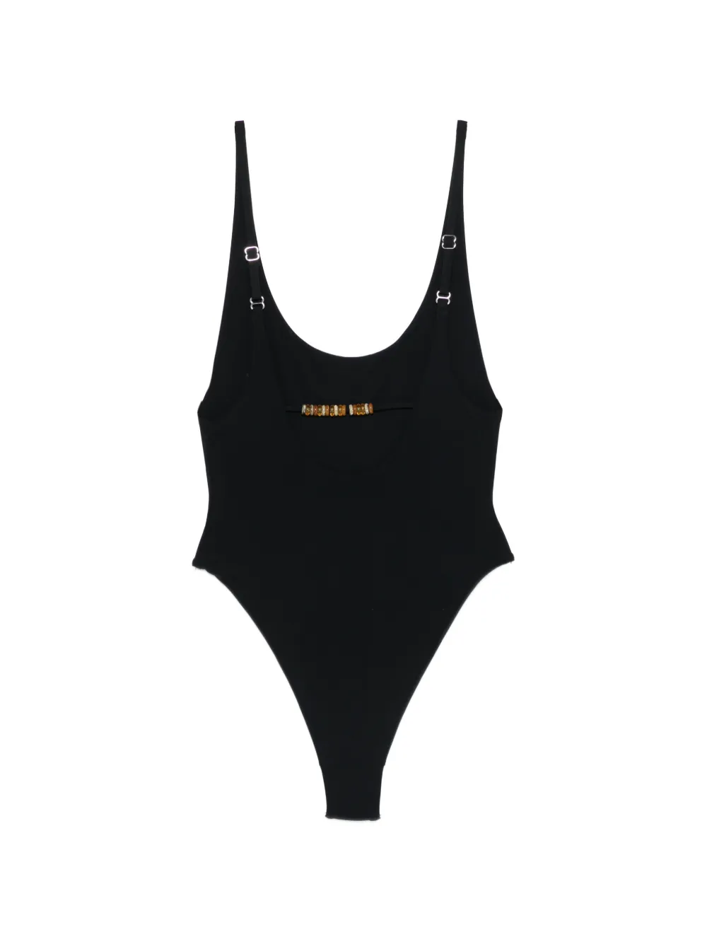  Magda Butrym Scoop Swimsuit - Black 