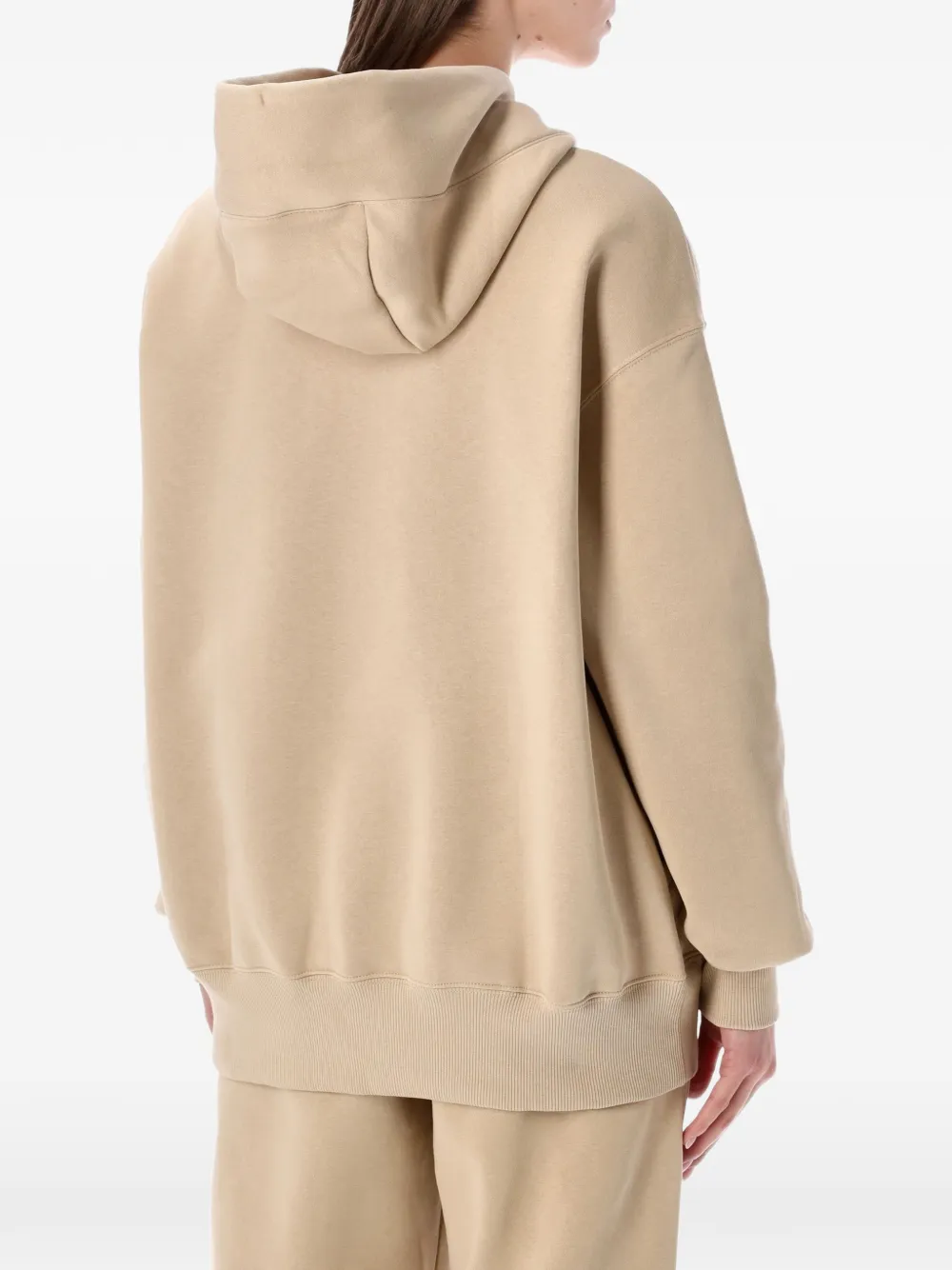 Nike Hoodie met geborduurd logo Beige