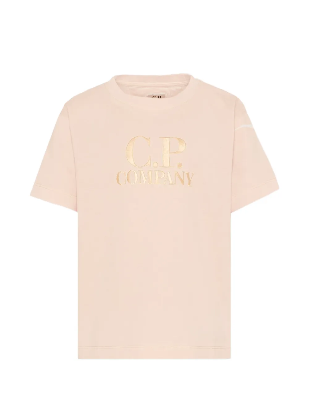 C.P. Company Kids logo cotton T-shirt - Toni neutri