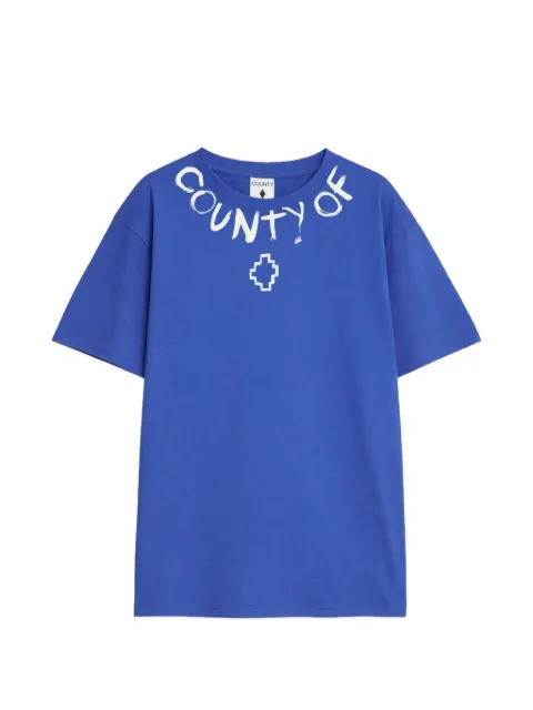 COUNTY OF MILAN playera con cuello redondo