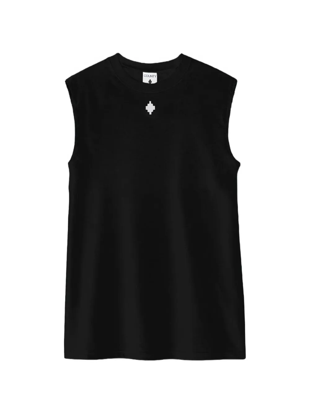 COUNTY OF MILAN Canotta con logo - Nero