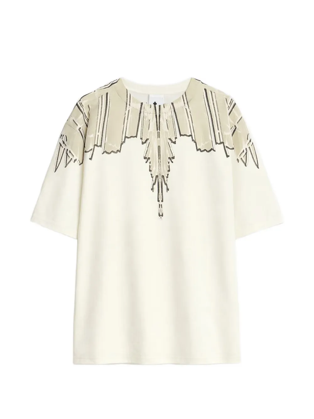 COUNTY OF MILAN T-shirt con stampa ali - Toni neutri