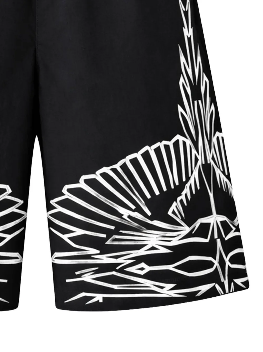 COUNTY OF MILAN Shorts met grafische print Zwart