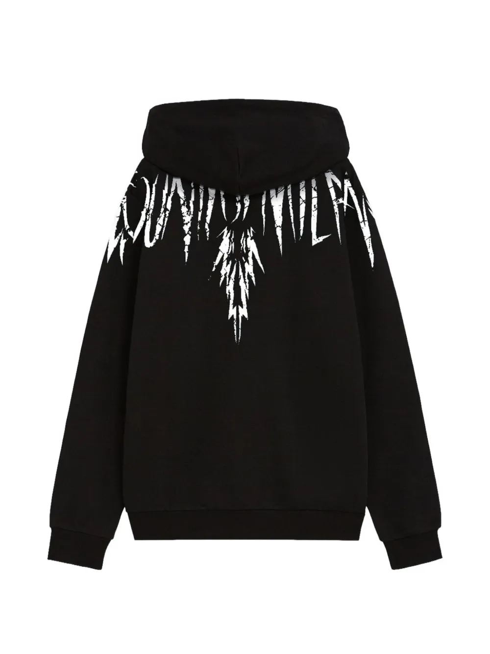 COUNTY OF MILAN Hoodie met print Zwart