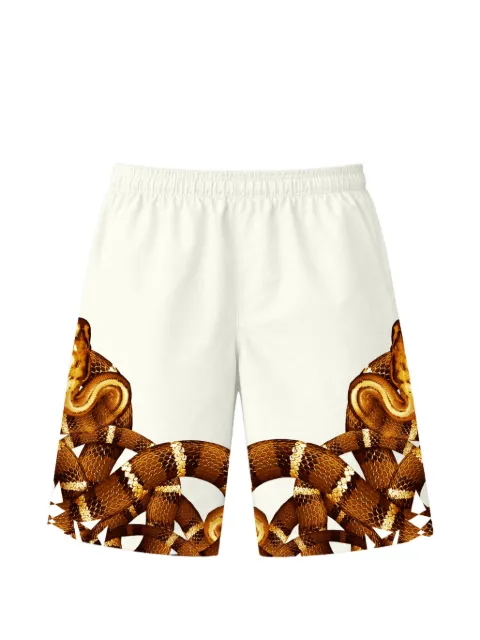 COUNTY OF MILAN snake-print deck shorts