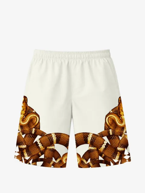 COUNTY OF MILAN short à imprimé peau de serpent