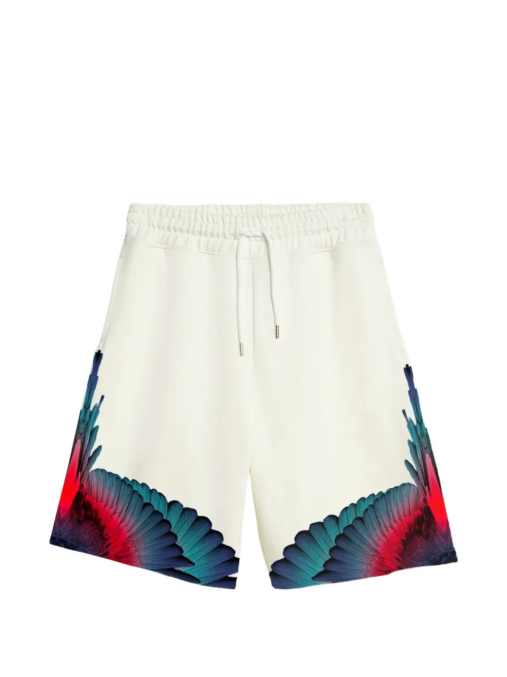 COUNTY OF MILAN Shorts sportivi con stampa - Bianco