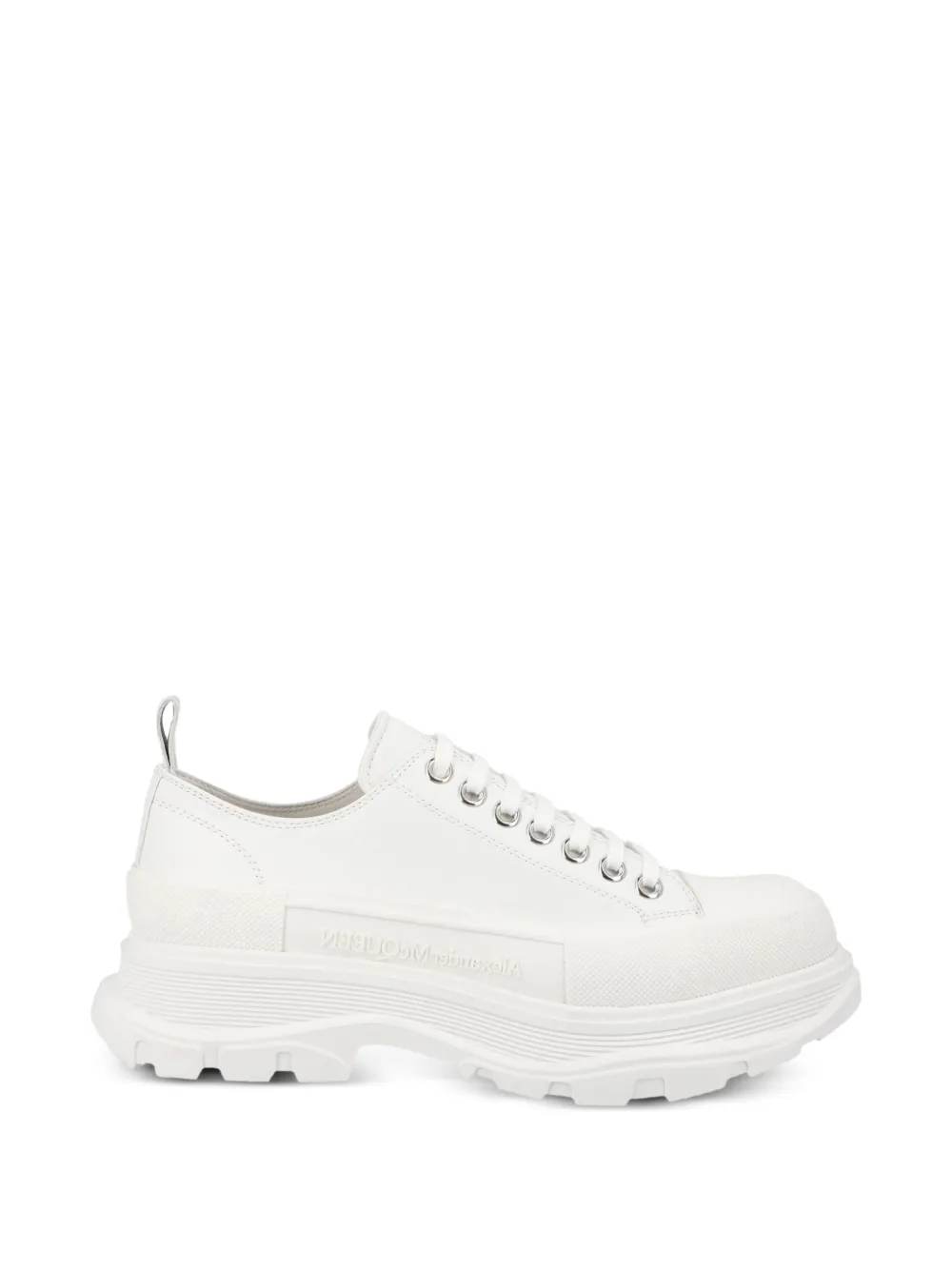 Alexander McQueen Pre-Owned Tread Slick lace-up sneakers - Weiß