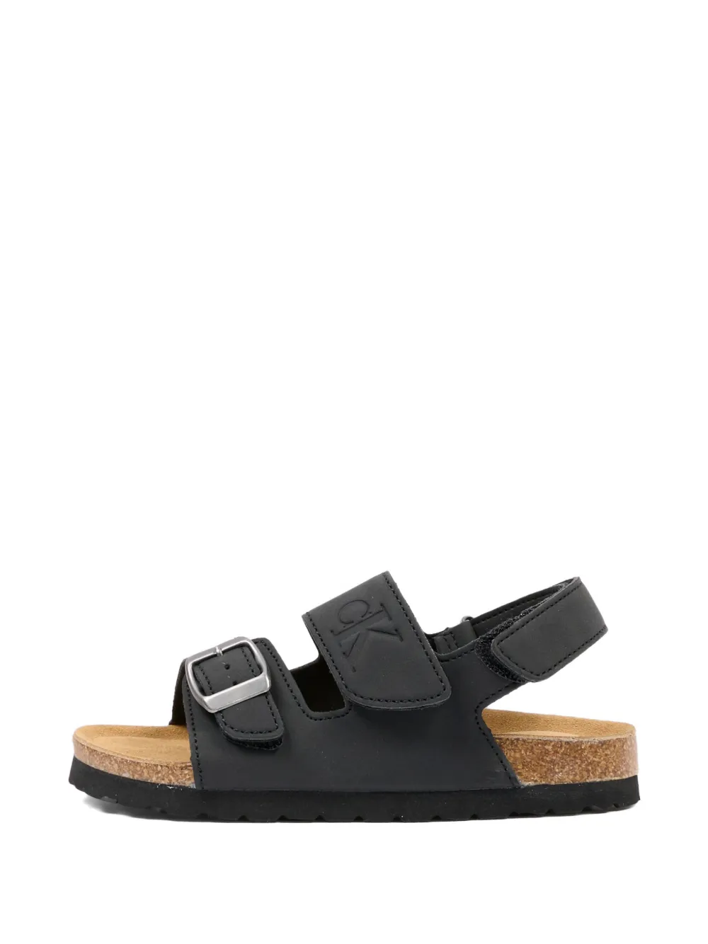 Calvin Klein Kids buckle sandals Zwart