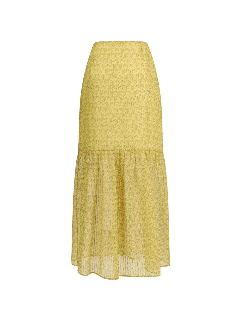  Kristina Ti Leonine Maxi Skirt - Yellow 