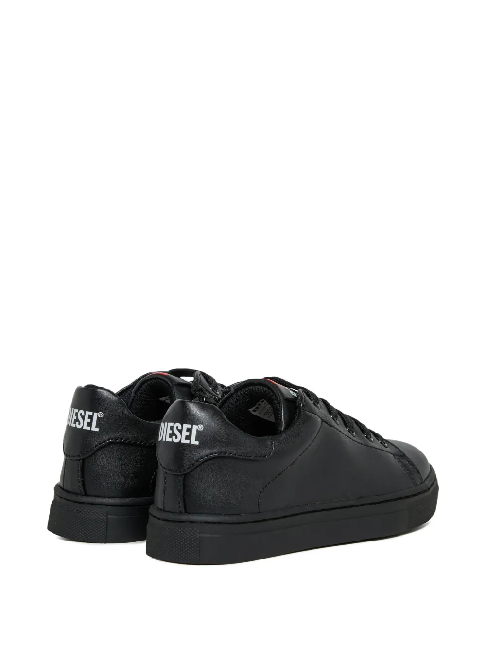 Diesel Kids Sneakers met logo Zwart