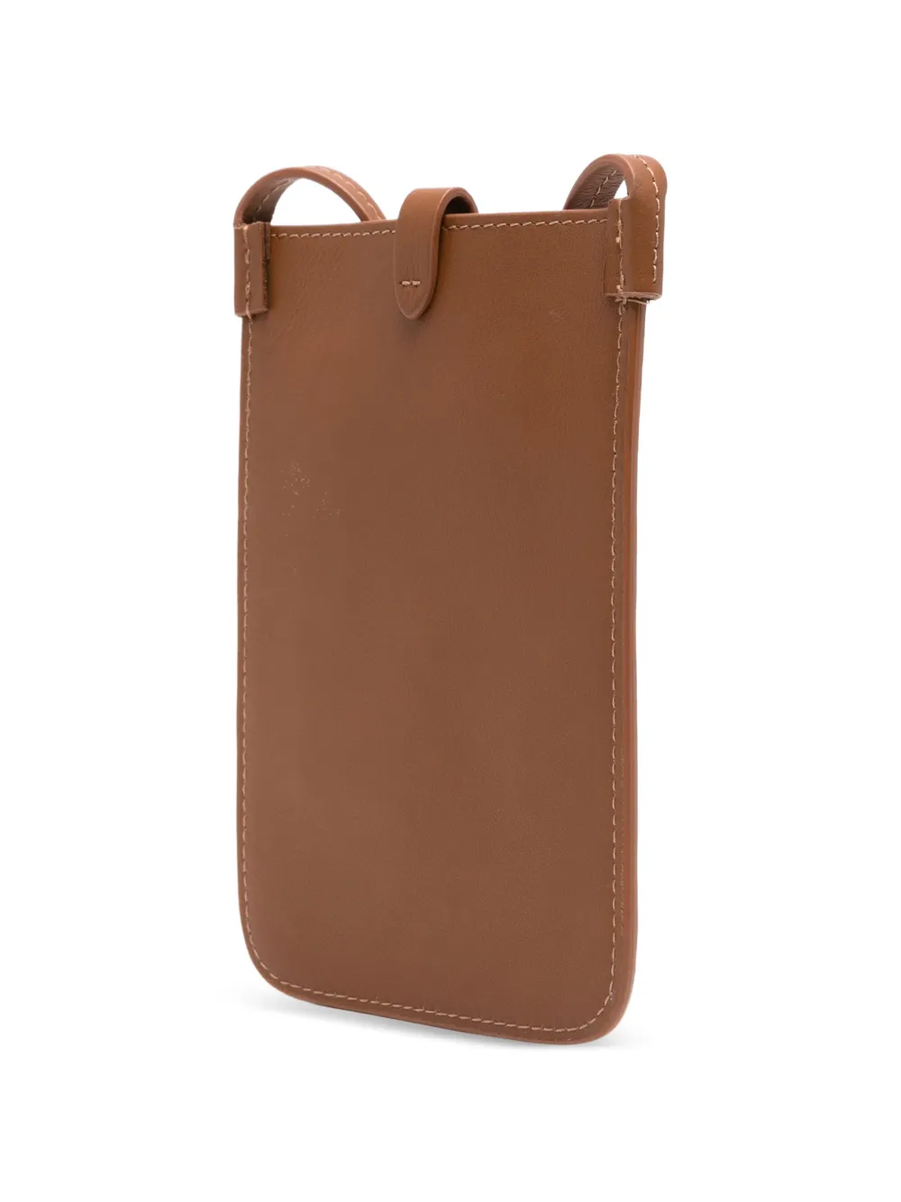  Kiton Leather Cross Body Bag - Brown 