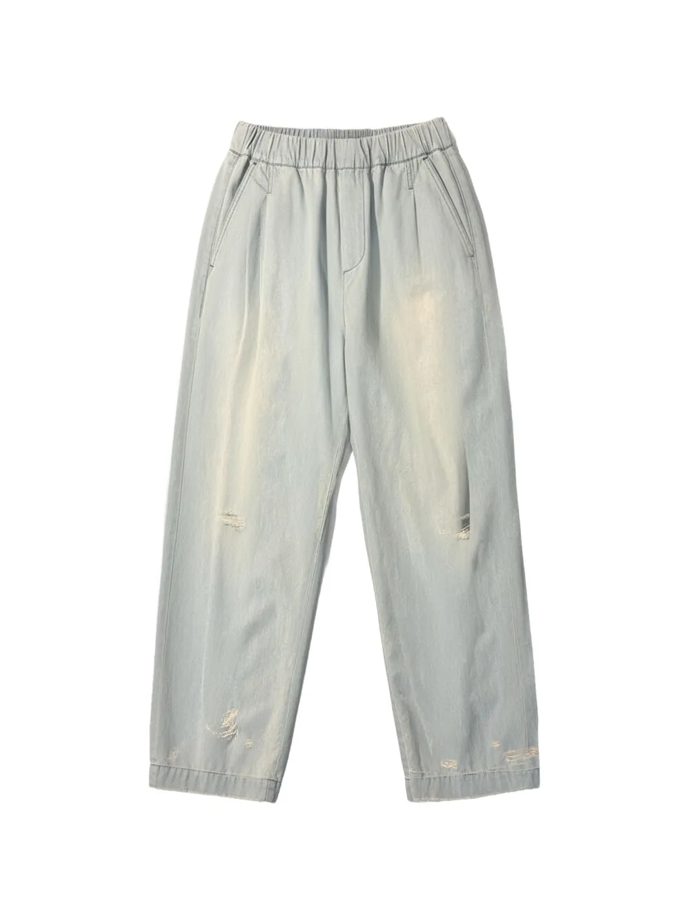 A Paper Kid Jeans con effetto vissuto - Blu