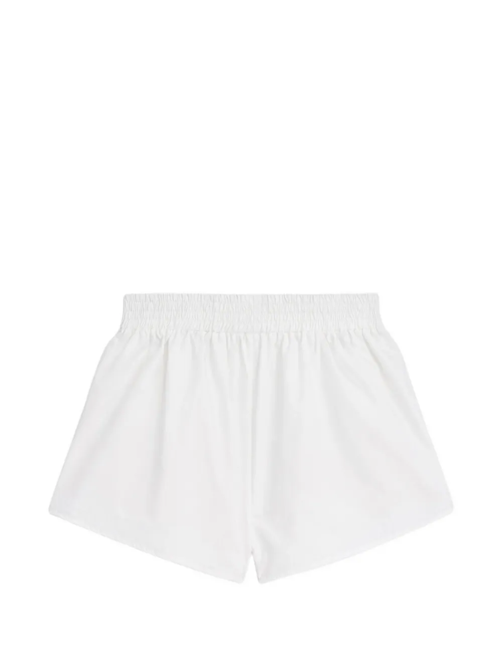  A Paper Kid Embellished Poplin Shorts - White 