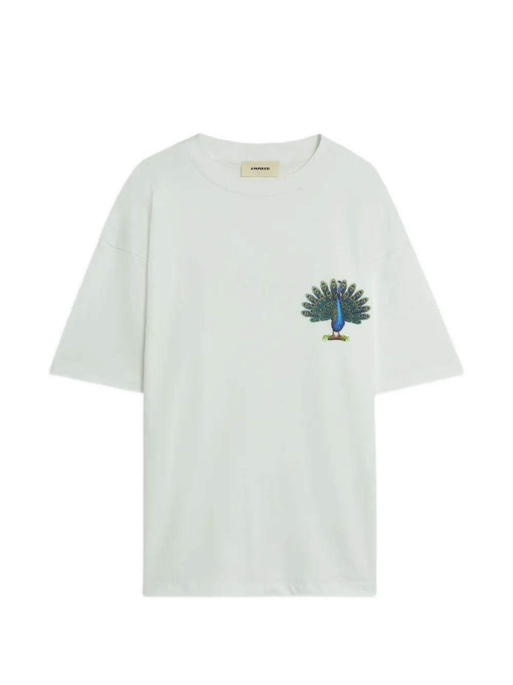 A Paper Kid T-shirt in jersey - Bianco