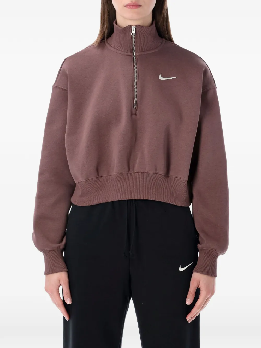 Nike half-zip sweatshirt - Marrone