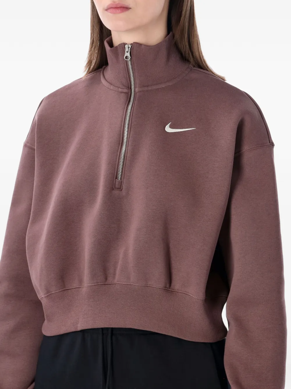  Nike Half-zip Sweatshirt - Brown 