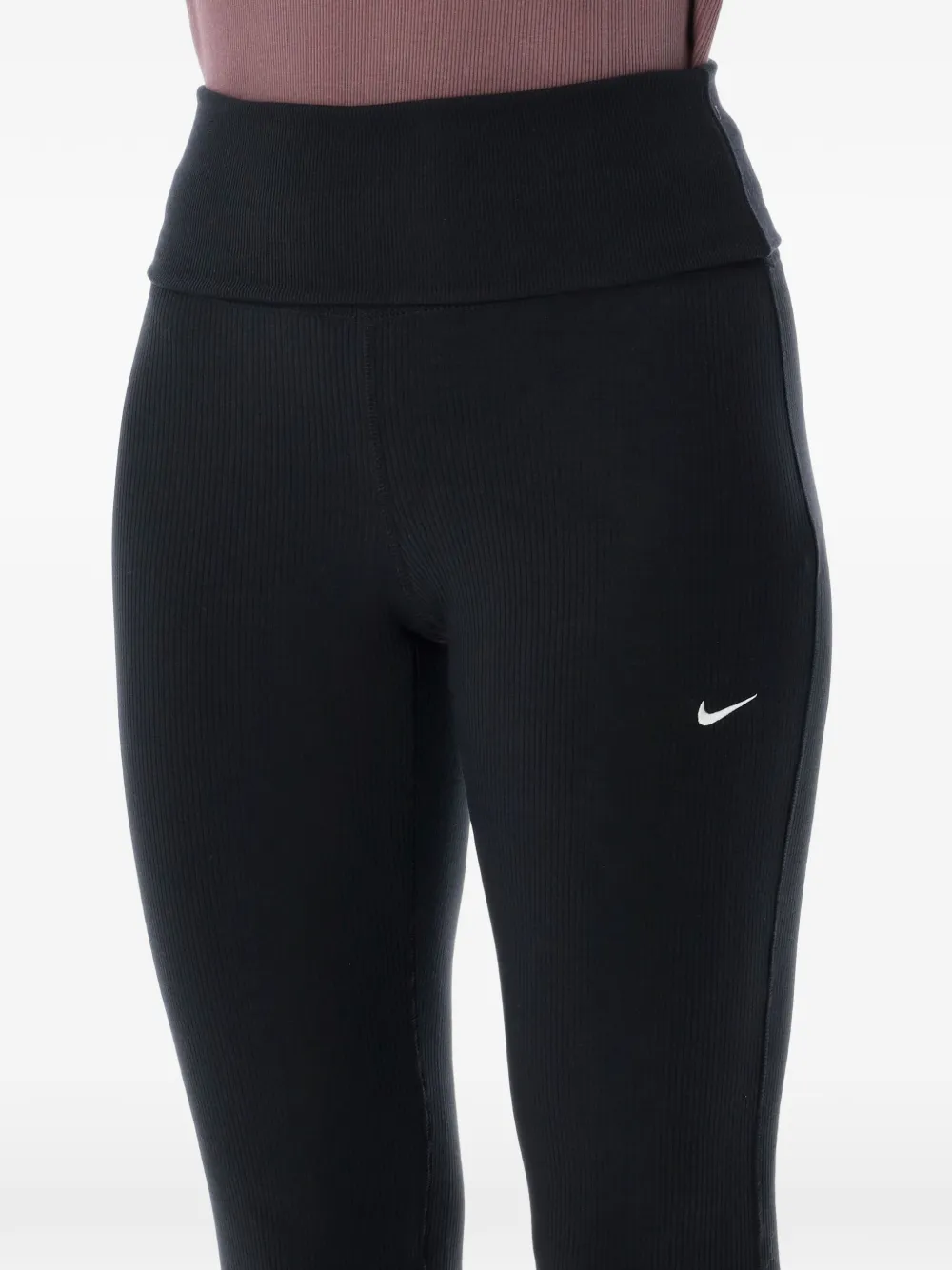 Logo-Detail Flared Leggings