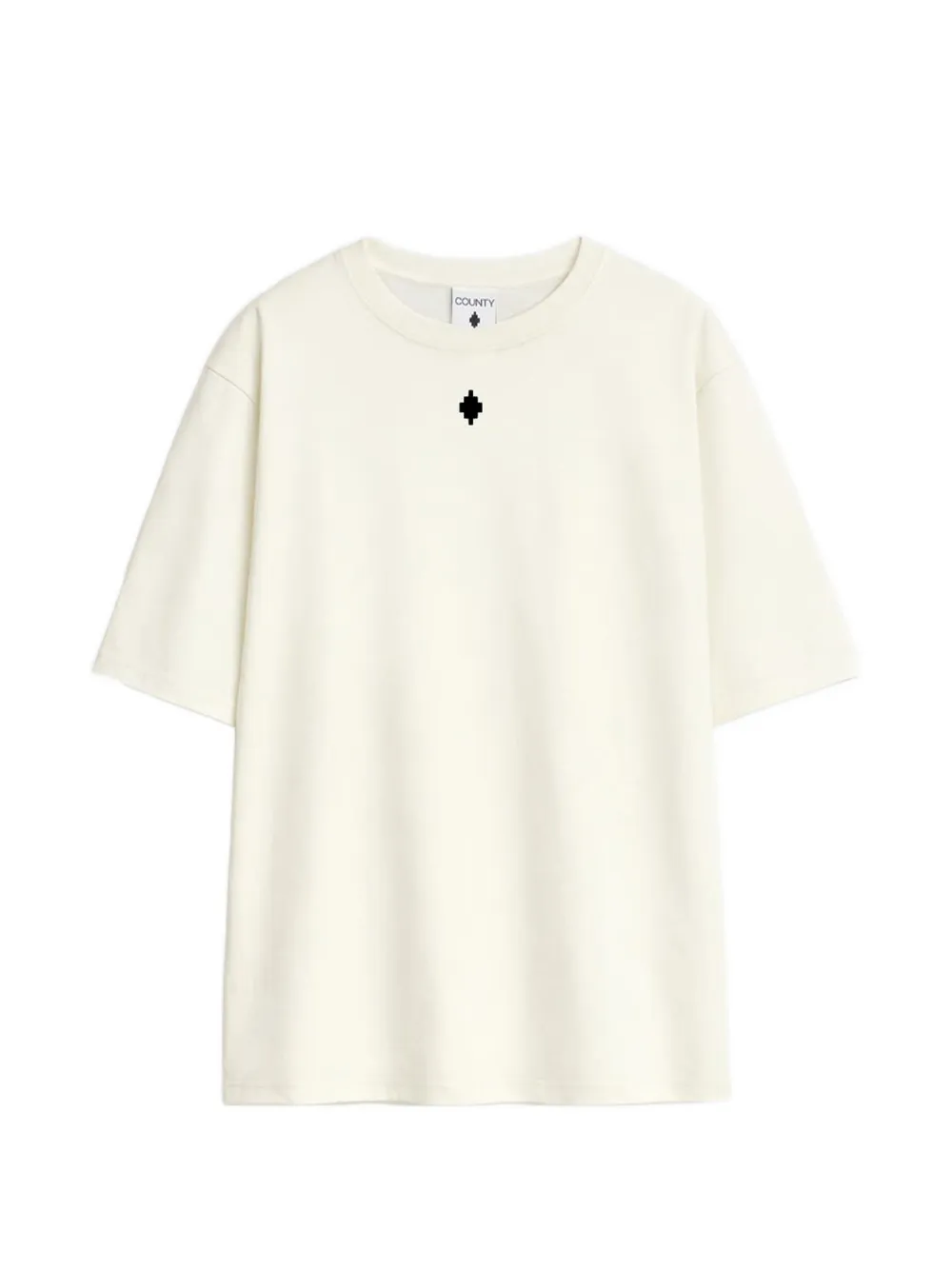 COUNTY OF MILAN T-Shirt mit Logo-Print - Nude