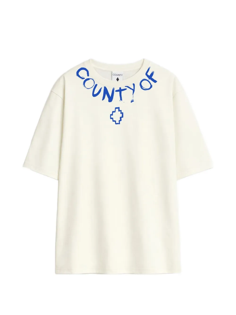COUNTY OF MILAN T-shirt con logo - Toni neutri