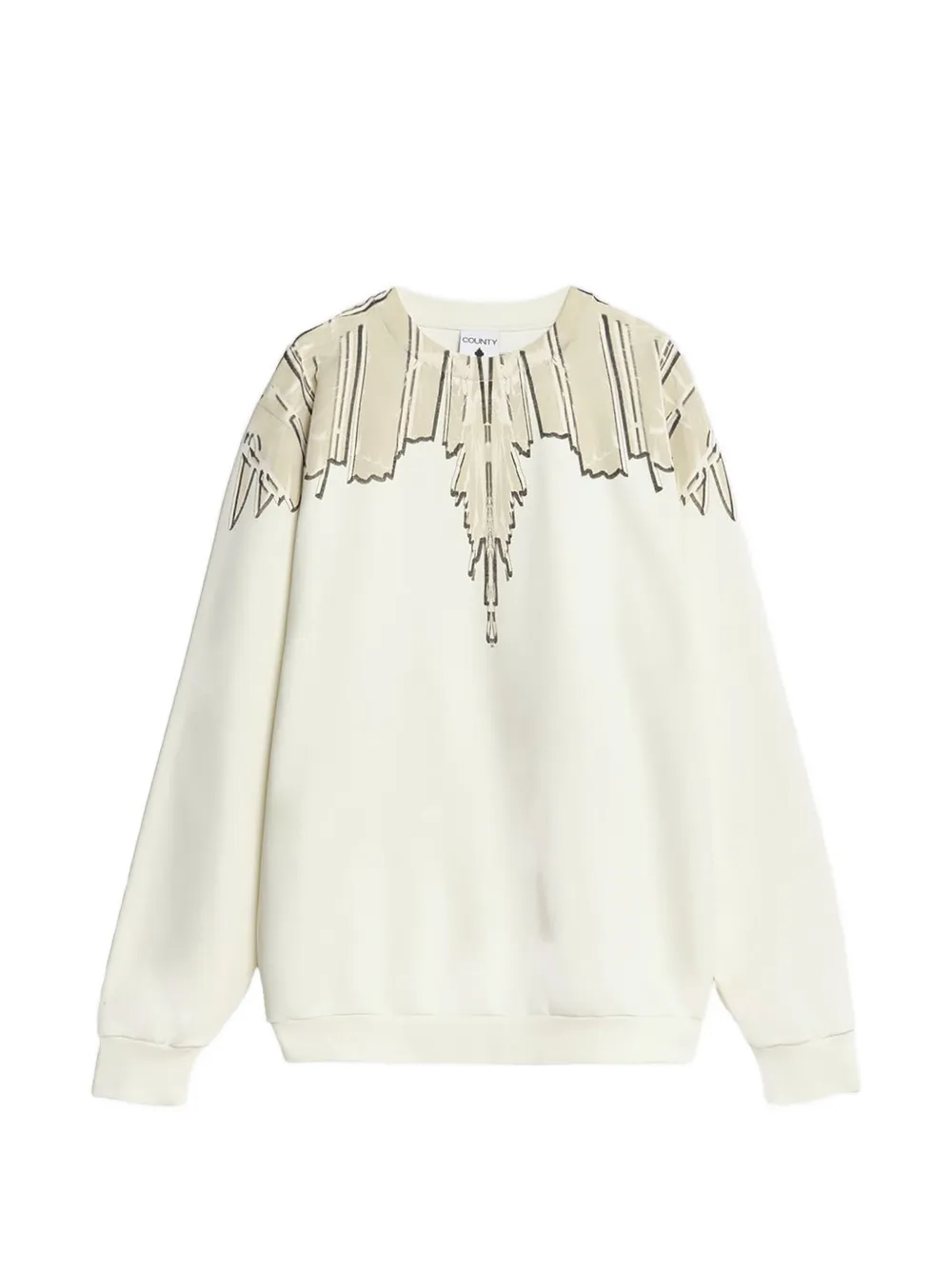 COUNTY OF MILAN Felpa girocollo - Toni neutri