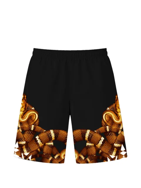 COUNTY OF MILAN snake-print deck shorts
