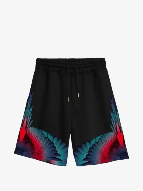 COUNTY OF MILAN wings drawstring track shorts