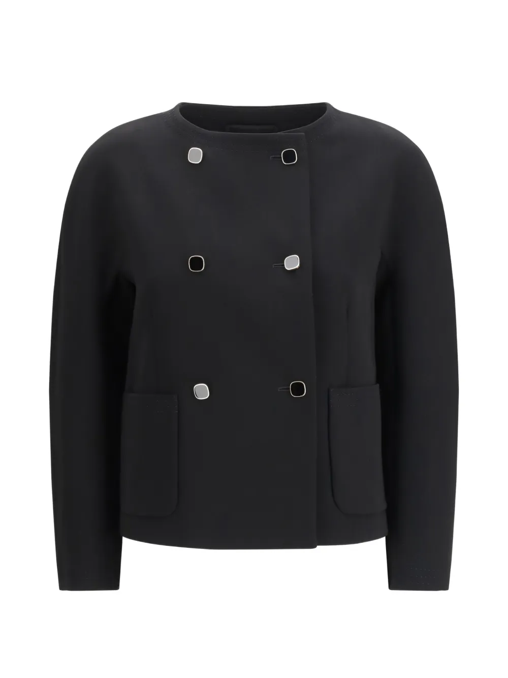 Max Mara Mstombrosa double-breasted jacket - Schwarz