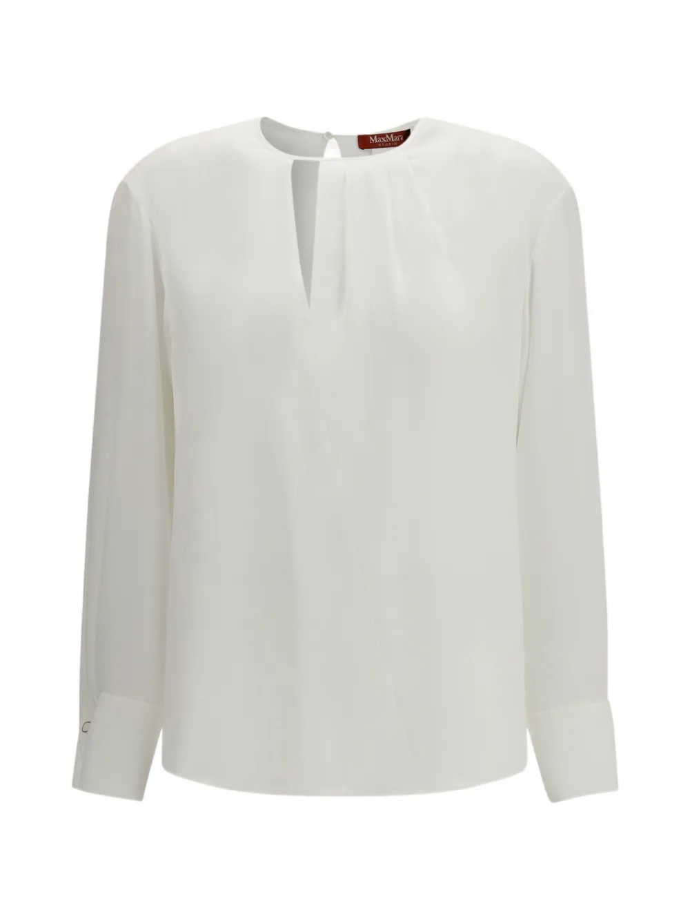 Max Mara long-sleeve blouse - Bianco