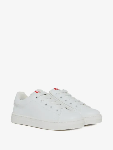 Diesel Kids logo-detail lace-up sneakers